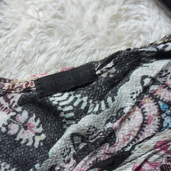 Oysho Chic Paisley Maxi Dress in Black and Pink - Picture 2 of 6